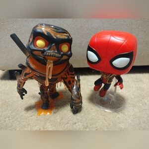 Funko pop Spiderman And molten Man